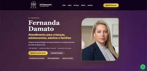 FLP Desenvolve website homepage
